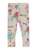 lovetti Capri-Leggings in Beige/ Bunt