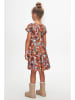 lovetti Kleid in Hellbraun/ Bunt