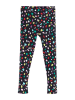 lovetti Legginsy w kolorze czarnym ze wzorem