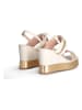 Liu Jo Sleehaksandalen beige/goudkleurig
