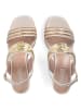 Liu Jo Keilsandaletten in Beige/ Gold