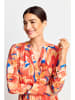 Rich & Royal Kleid in Orange/ Blau