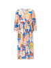 Rich & Royal Kleid in Blau/ Gelb