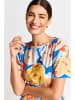 Rich & Royal Jurk blauw/geel