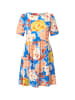 Rich & Royal Jurk blauw/geel