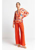 Rich & Royal Blouse oranje/blauw