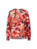 Rich & Royal Bluse in Orange/ Blau