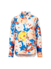 Rich & Royal Bluse in Blau/ Gelb