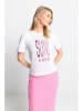 Rich & Royal Shirt in Weiß/ Pink