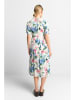 Rich & Royal Kleid in Creme/ Rosa/ Hellblau