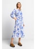 Rich & Royal Jurk wit/blauw