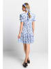 Rich & Royal Jurk wit/blauw