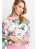 Rich & Royal Bluse in Creme/ Rosa/ Hellblau