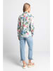 Rich & Royal Bluse in Creme/ Rosa/ Hellblau