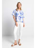 Rich & Royal Blouse wit/blauw