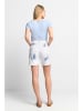 Rich & Royal Jeansshorts in Weiß/ Blau