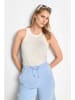 Rich & Royal Leinen-Top in Creme