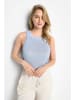 Rich & Royal Leinen-Top in Hellblau