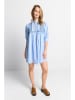 Rich & Royal Leinen-Kleid in Hellblau