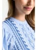 Rich & Royal Leinen-Kleid in Hellblau