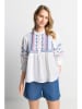 Rich & Royal Blouse wit/blauw