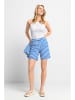 Rich & Royal Shorts in Weiß/ Blau
