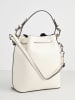 maison héritage PARIS Leder-Henkeltasche "Jila Box" in Creme - (B)26 x (H)29 x (T)13 cm