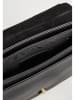 maison héritage PARIS Leder-Umhängetasche "Tex Suede" in Schwarz - (B)25 x (H)19 x (T)9 cm