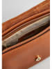 maison héritage PARIS Leder-Umhängetasche "Tex Suede" in Hellbraun - (B)25 x (H)19 x (T)9 cm