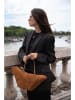 maison héritage PARIS Leder-Shopper "Saphir" in Hellbraun - (B)43 x (H)25 x (T)8 cm