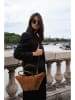 maison héritage PARIS Leder-Shopper "Saphir" in Hellbraun - (B)43 x (H)25 x (T)8 cm