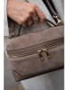maison héritage PARIS Leder-Henkeltasche "Simos" in Hellbraun - (B)25 x (H)22 x (T)10 cm