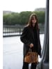 maison héritage PARIS Leder-Schultertasche "Mini Malta" in Hellbraun - (B)38 x (H)24 x (T)9 cm