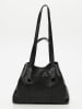 maison héritage PARIS Skórzany shopper bag "Malta" w kolorze czarnym - 52 x 31 cm