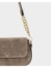 maison héritage PARIS Leder-Schultertasche "Albi" in Taupe - (B)24 x (H)14 x (T)6 cm