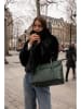 maison héritage PARIS Leren handtas "Elara" donkergroen - (B)35 x (H)26 x (D)12 cm