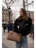 maison héritage PARIS Leder-Henkeltasche "Elara" in Hellbraun - (B)35 x (H)26 x (T)12 cm
