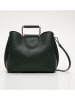 maison héritage PARIS Leder-Henkeltasche "Dalia" in Dunkelgrün - (B)30 x (H)24 x (T)16 cm