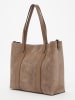 maison héritage PARIS Leren shopper "Elis" taupe - (B)41 x (H)30 x (D)10 cm