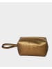 maison héritage PARIS Leder-Kosmetiktasche "Aby" in Gold - (B)21 x (H)12 x (T)9 cm