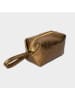 maison héritage PARIS Leder-Kosmetiktasche "Aby" in Gold - (B)21 x (H)12 x (T)9 cm