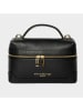 maison héritage PARIS Leren handtas "Simos" zwart - (B)25 x (H)22 x (D)10 cm
