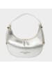 maison héritage PARIS Leder-Schultertasche "Blois" in Silber - (B)22 x (H)20 x (T)7 cm