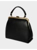 maison héritage PARIS Leder-Henkeltasche "Usse" in Schwarz - (B)30 x (H)20 x (T)10 cm