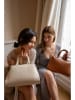 maison héritage PARIS Leren handtas "Giulia" beige - (B)32 x (H)20 x (D)12 cm