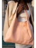 maison héritage PARIS Leder-Schultertasche "Tikki" in Rosa - (B)40 x (H)28 x (T)14 cm