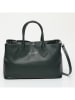 maison héritage PARIS Leren handtas "Milia" donkergroen - (B)40 x (H)22,5 x (D)16 cm