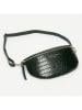 maison héritage PARIS Leren borstbuidel "Kimi Croco" donkergroen - (B)28 x (H)15 x (D)5 cm