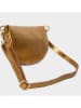 maison héritage PARIS Leren borstbuidel "Kimi" goudkleurig - (B)28 x (H)15 x (D)5 cm
