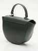 maison héritage PARIS Leder-Henkeltasche "Votti" in Dunkelgrün - (B)28 x (H)21 x (T)9 cm